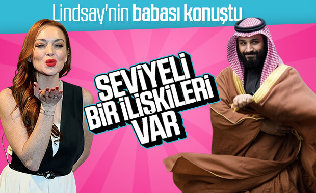 Lindsay'nin babası, kızının prensle aşk yaşadığını kabul etti