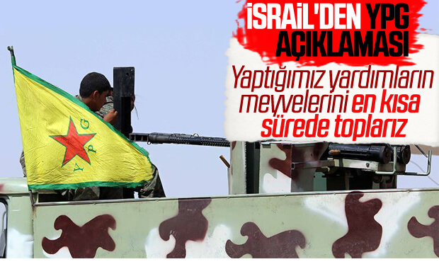 İsrail: YPG'ye yardımı sürdüreceğiz
