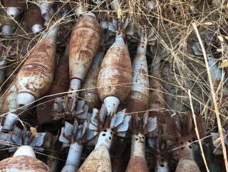 Tel Abyad'da 285 katyuşa ve havan ele geçirildi