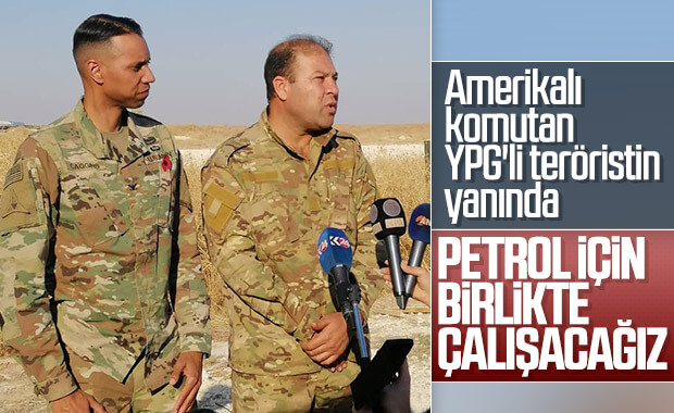 ABD'li komutanlar yine YPG'lilerle yan yana