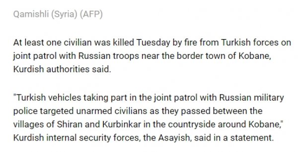 AFP, YPG'ye resmiyet kazandırma derdinde