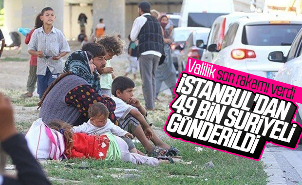 Suriyeliler kayıtlı olduğu illere gönderiliyor