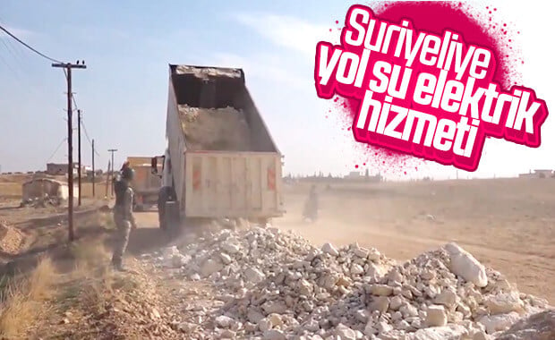 Türkiye, Tel Abyad'ın yol sorununu çözdü