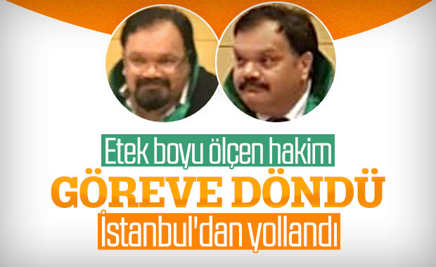 Avukatın etek boyunu ölçen hakim göreve başladı