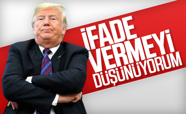 Trump: Azil süreciyle ilgili ifade vermeyi düşünüyorum