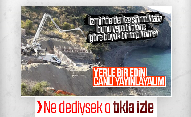 Sit alanına yapılan inşaat yıkıldı