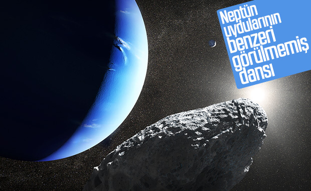 Neptün'ün uyduları, benzeri görülmemiş bir davranış sergiliyor