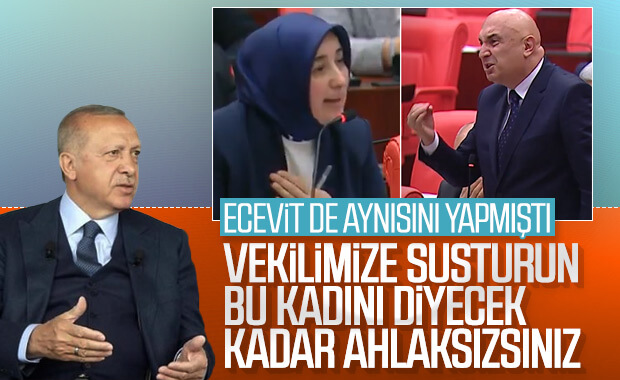 Erdoğan'dan CHP'li Engin Özkoç'a tepki