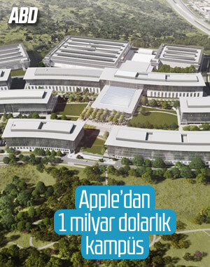 Apple, 1 milyar dolarlık kampüs inşa edecek