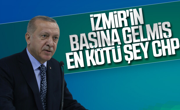 Erdoğan'dan İzmirlilere: Başınıza gelmiş en kötü şey CHP