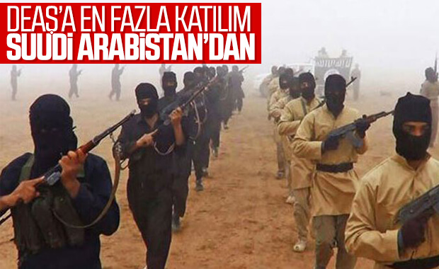 Terör örgütü DEAŞ'a en fazla katılım Suudi Arabistan'dan