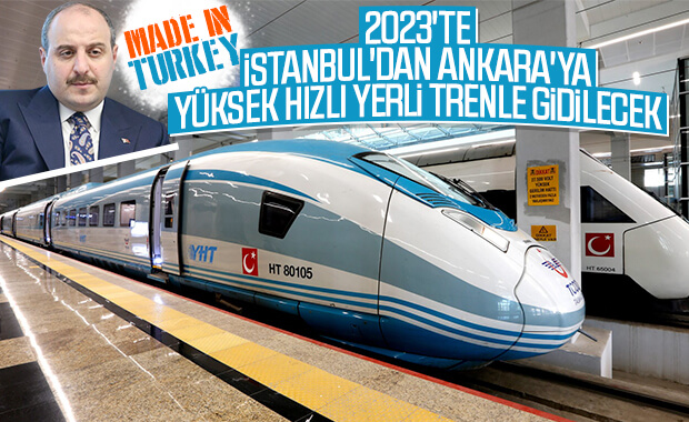 Bakan Varank: Milli YHT prototipi 2023'te raylarda olacak