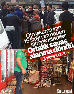 İstanbul'da 15 liralık yıkama parası yüzünden kavga çıktı