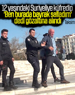Alkollü şahıs Taksim'de ortalığı birbirine kattı