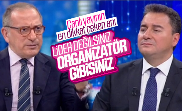 Altaylı'dan Babacan'a lider-organizatör sorusu