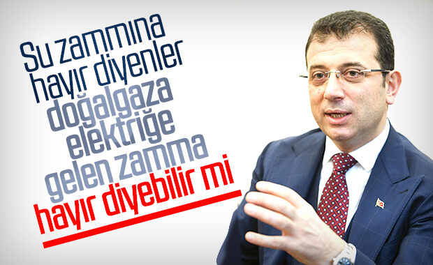 İstanbul'da su zammı Ekrem İmamoğlu'na soruldu