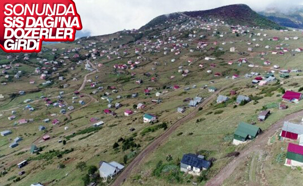 Sis Dağı Yaylası'nda yıkımlar devam ediyor