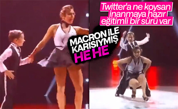 Macron'un çocukken eşiyle dansı olduğu iddia edilen video