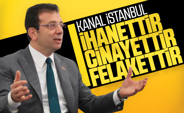 Ekrem İmamoğlu, Kanal İstanbul projesine karşı
