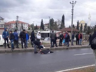 Yayaya çarpan sürücünün ehliyetsiz olduğu anlaşıldı #1