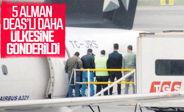 Alman vatandaşı 5 DEAŞ'lı sınır dışı edildi