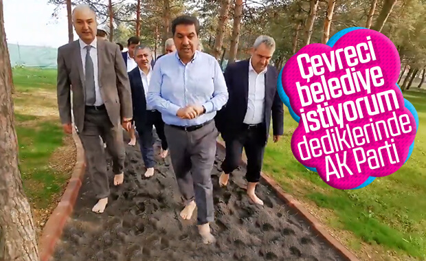 Türkiye'nin ilk ayakkabısız girilen parkı Esenler'de