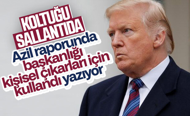 ABD Temsilciler meclisi azil raporunu hazırladı