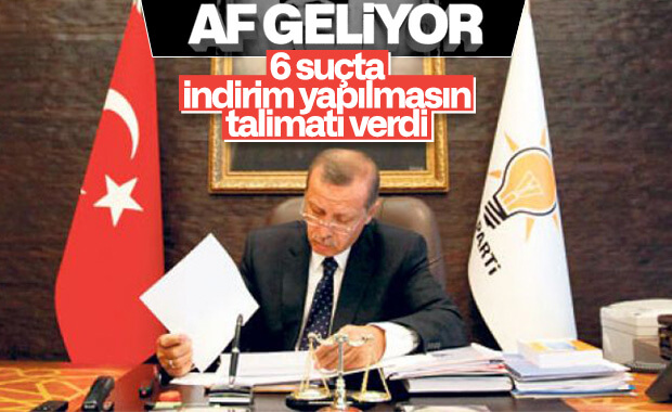 İnfaz düzenlemesinin dışında bırakılacak 6 suç