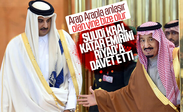 Kral Selman, Katar Emiri'ni KİK Zirvesi'ne davet etti