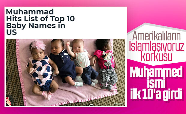 Muhammed ismi ABD'deki bebek isimlerinde ilk 10'a girdi
