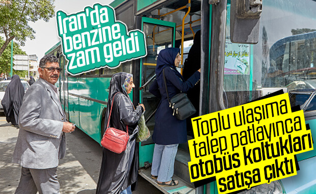İran’da yolculara otobüs koltukları satılacak