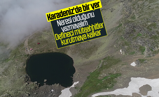 Karadeniz'in doğal güzelliği buzul göller