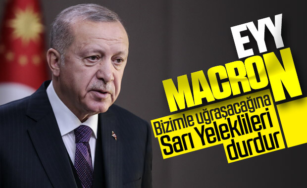 Erdoğan Macron'a İslami terör tepkisinde bulundu
