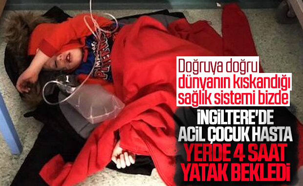 4 saat yatak bekleyen çocuk Boris Johnson'a özür diletti