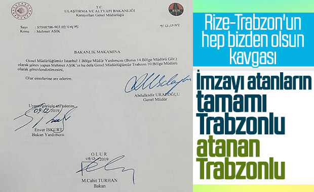 Rizelilerin tepki gösterdiği Trabzonlu kadrolaşması