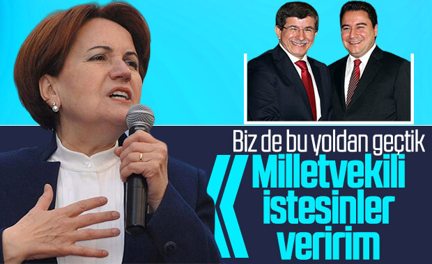 Meral Akşener'den Babacan ve Davutoğlu'na destek