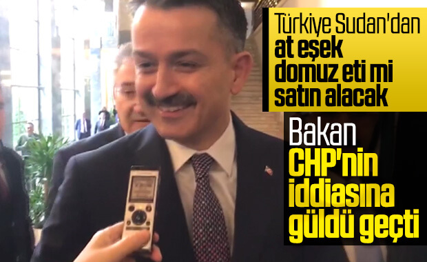 Bakan Pakdemirli, at-eşek eti ithalatına açıklık getirdi