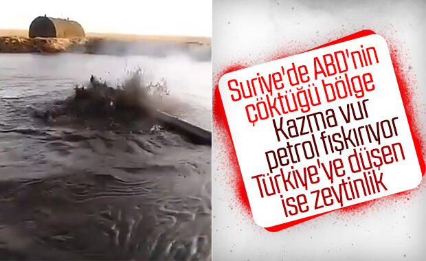 Deyrizor'da her yerden petrol fışkırıyor