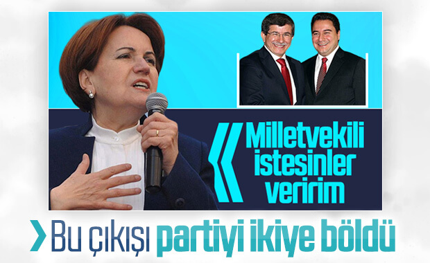 İyi Parti'de Gelecek Partisi'ne vekil verme krizi