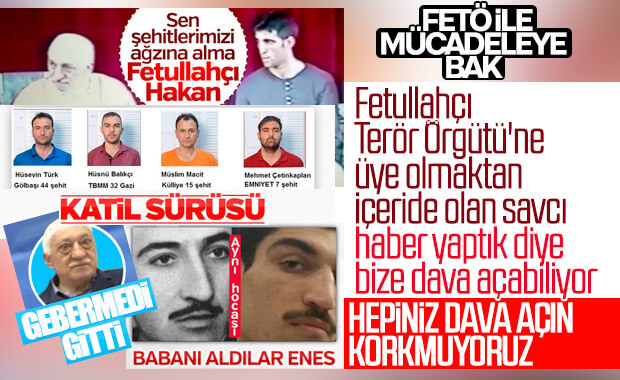 FETÖ'den tutuklu Gültekin Avcı, Ensonhaber'e dava açtı