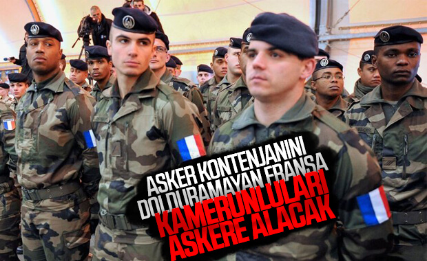 Fransa Kamerunlu gençleri askere alacak