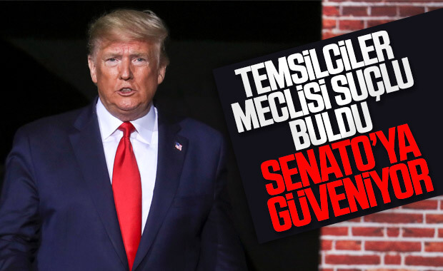Trump'a yönelik suçlama Temsilciler Meclisi'nden geçti