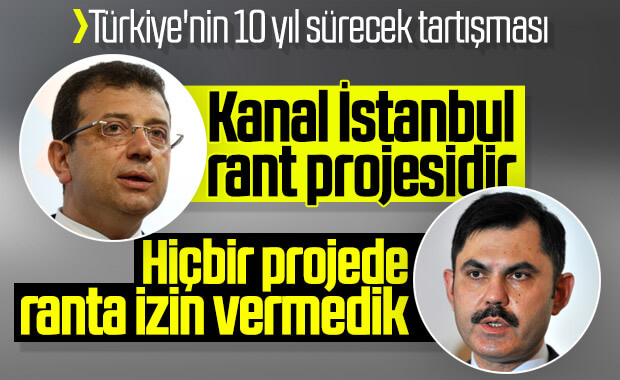 Hükümet-İBB arasında 'Kanal İstanbul ve rant' tartışması