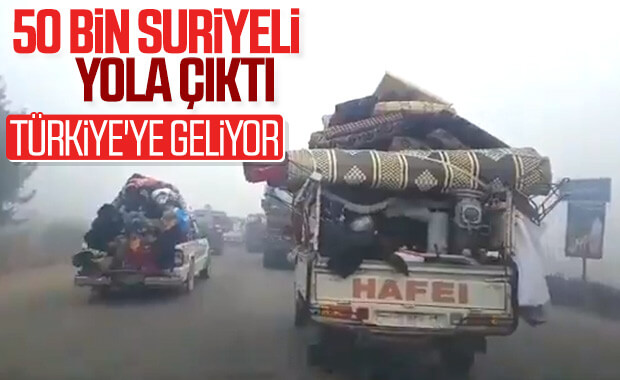 Suriyeliler Türkiye'ye göç etmeye başladı