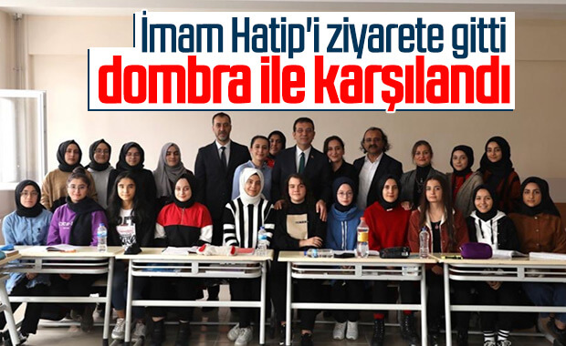 Ekrem İmamoğlu'nun Silivri'deki imam hatip ziyareti