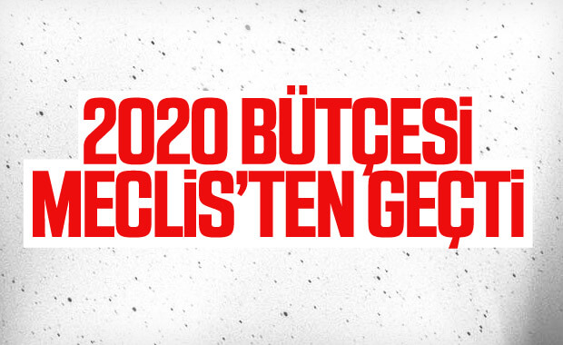 2020 Bütçe Kanunu TBMM'de kabul edildi