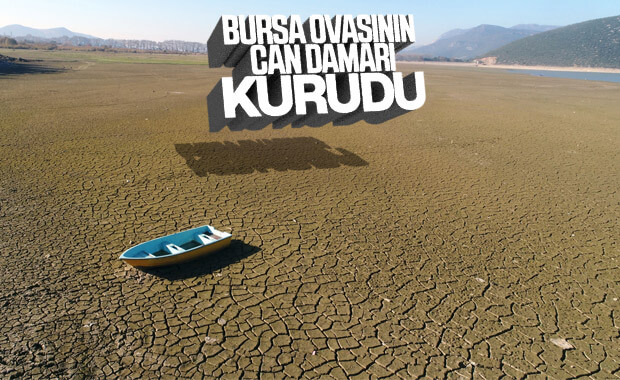 Bursa'da Gölbaşı kurudu