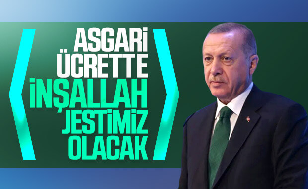 Cumhurbaşkanı Erdoğan asgari ücret konusunda konuştu