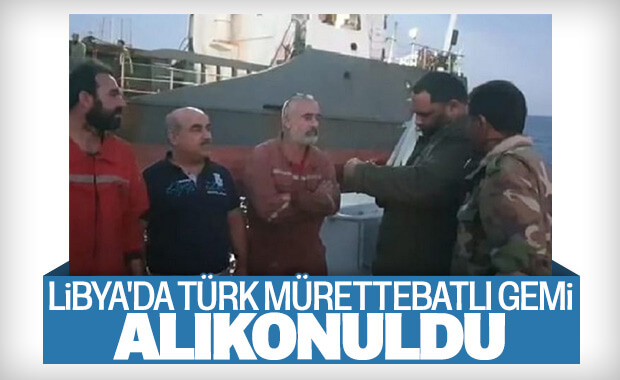 Libya'da Türk mürettebatlı gemiye müdahale