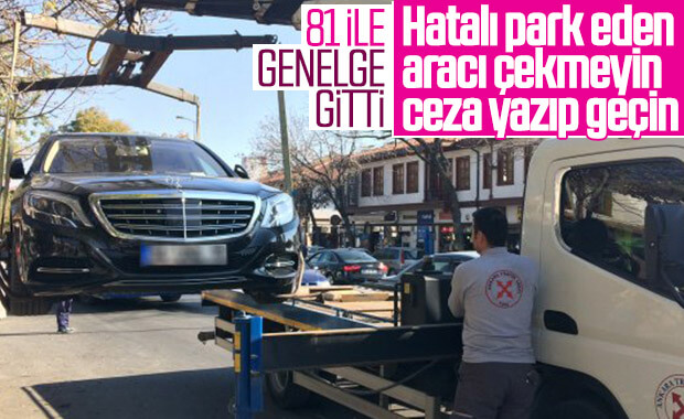 81 ile park yasağı genelgesi